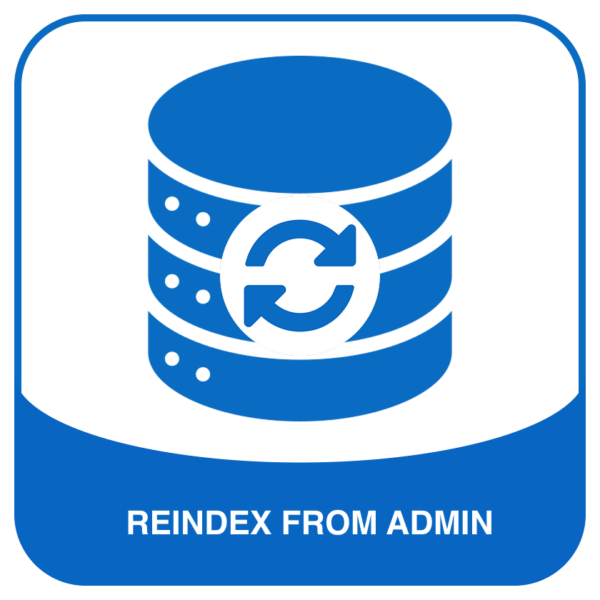 Reindex from Admin